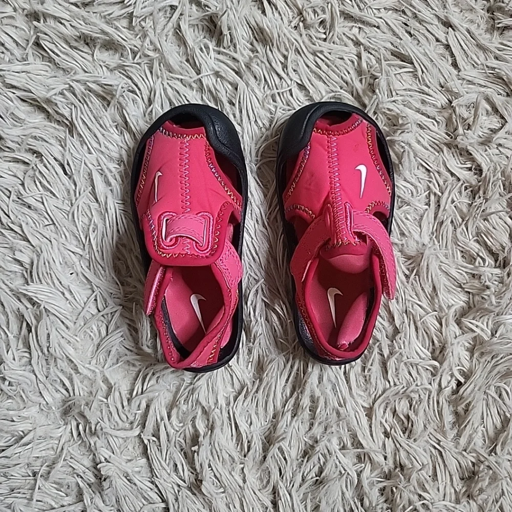 Kids Little Girls Nike Sunray Protected Sandals Neoprene 344993 Watersport 5